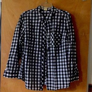 Buffalo check button up